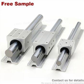 Rheilffordd Llinol 2PCS SBR16-2000mm Canllaw Sleidiau Llinol 2 Rail a 4 Bloc Gan SBR16UU